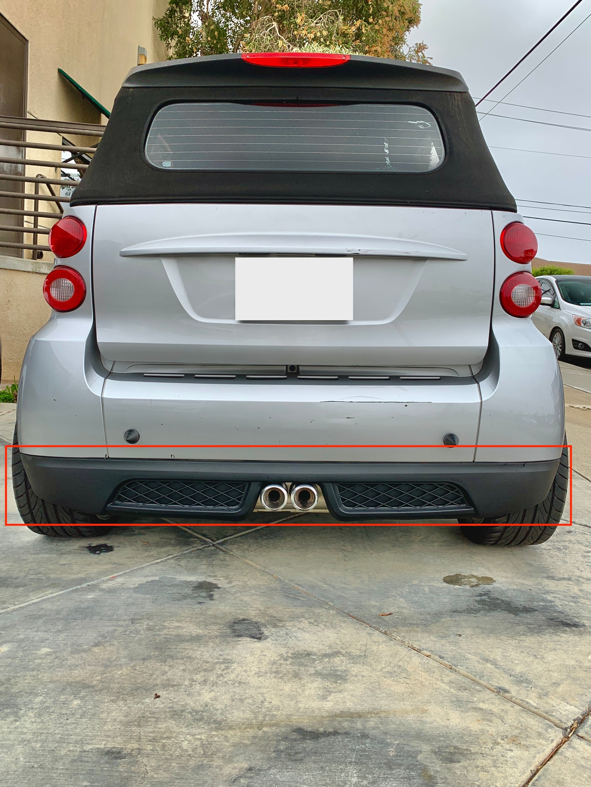 Smart Fortwo Rear Valance BRABUS-Style